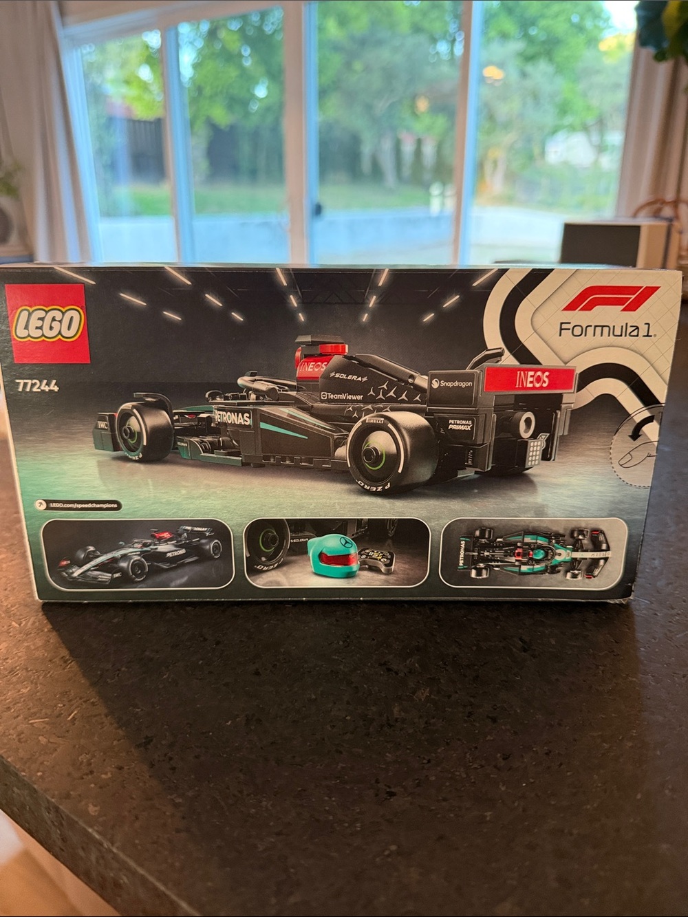 Lego Black & Teal Formula 1 Race Car Set